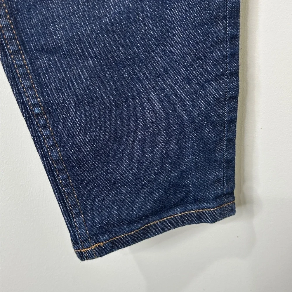 Everlane High Rise Ankle Jeans Dark Wash Cotton Straight Ankle Size 29